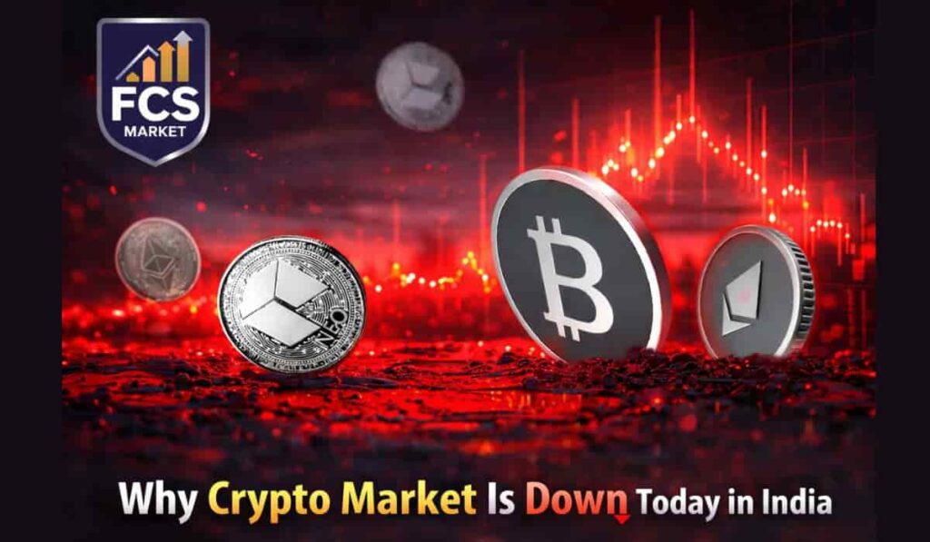 Why Crypto market is down today in India 2026